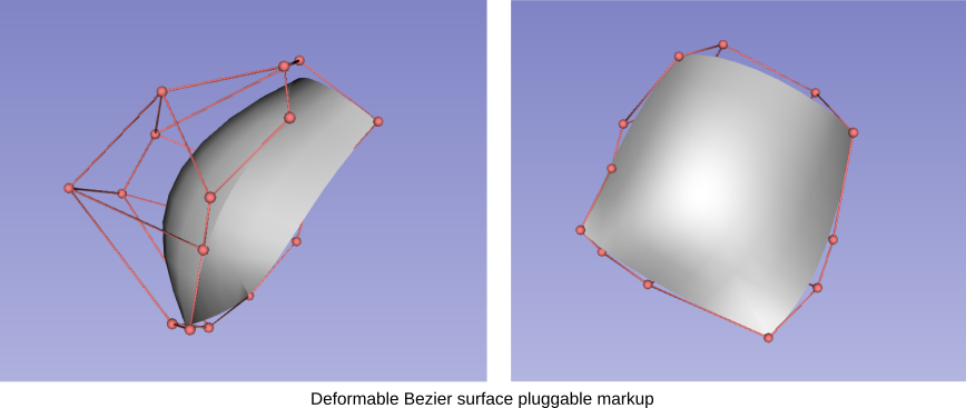 3D Bezier Surface Markup